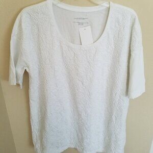 PureJill Womens size L Short Sleeve Top EUC